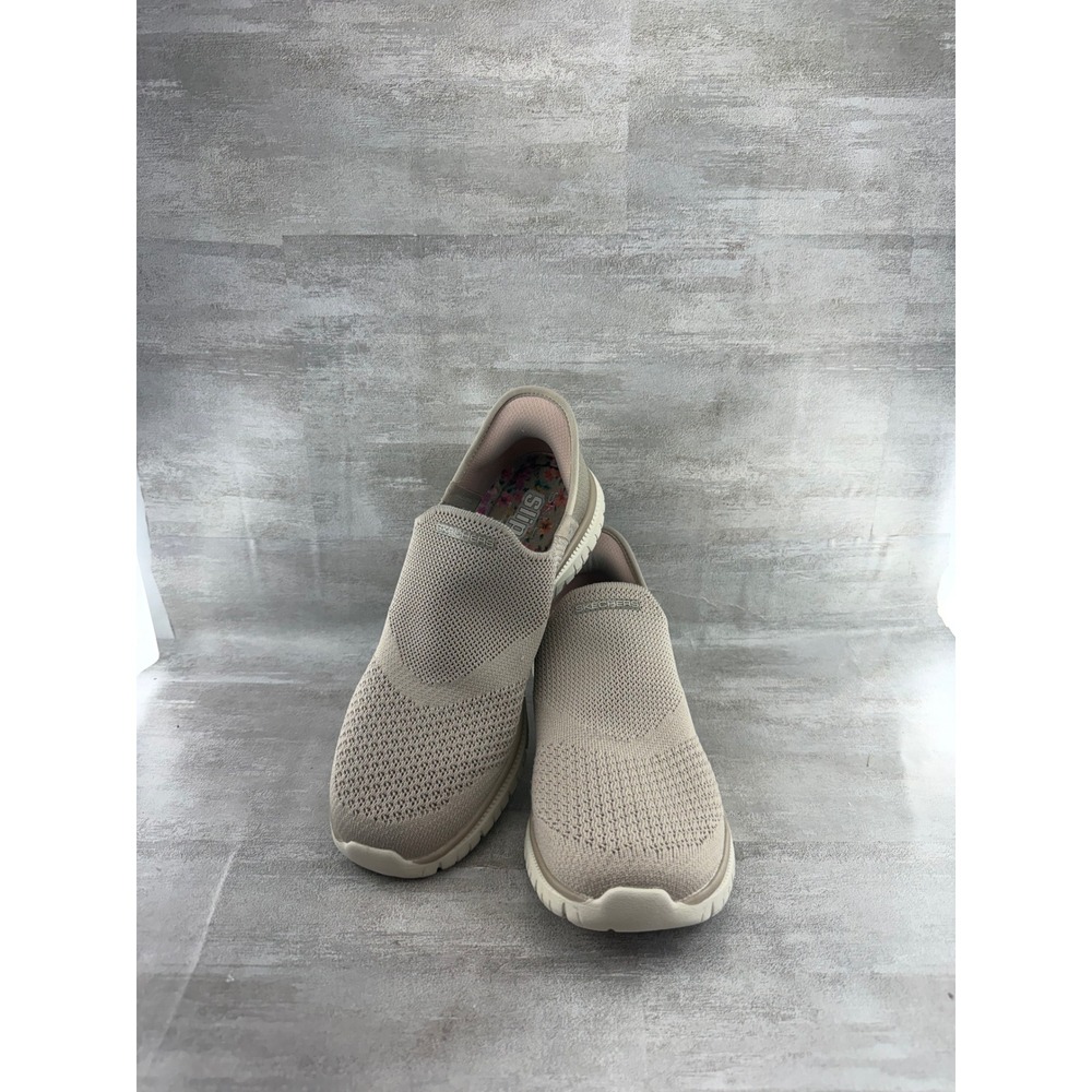 Skechers Women Hands Free Slip-ins Ultra Flex 3.0 Taupe Sneakers 104425 Sz 7.5